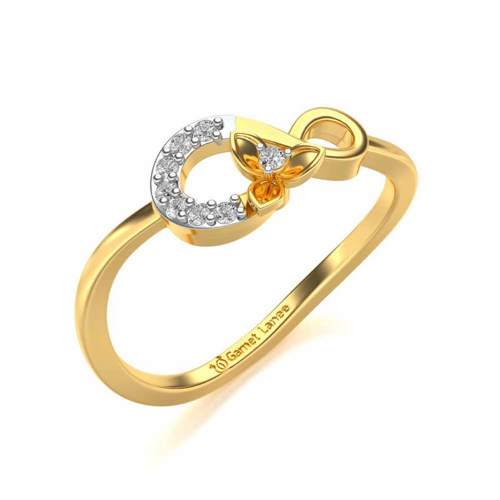 Infinity Flora Ring - Yellow Gold - Image 1