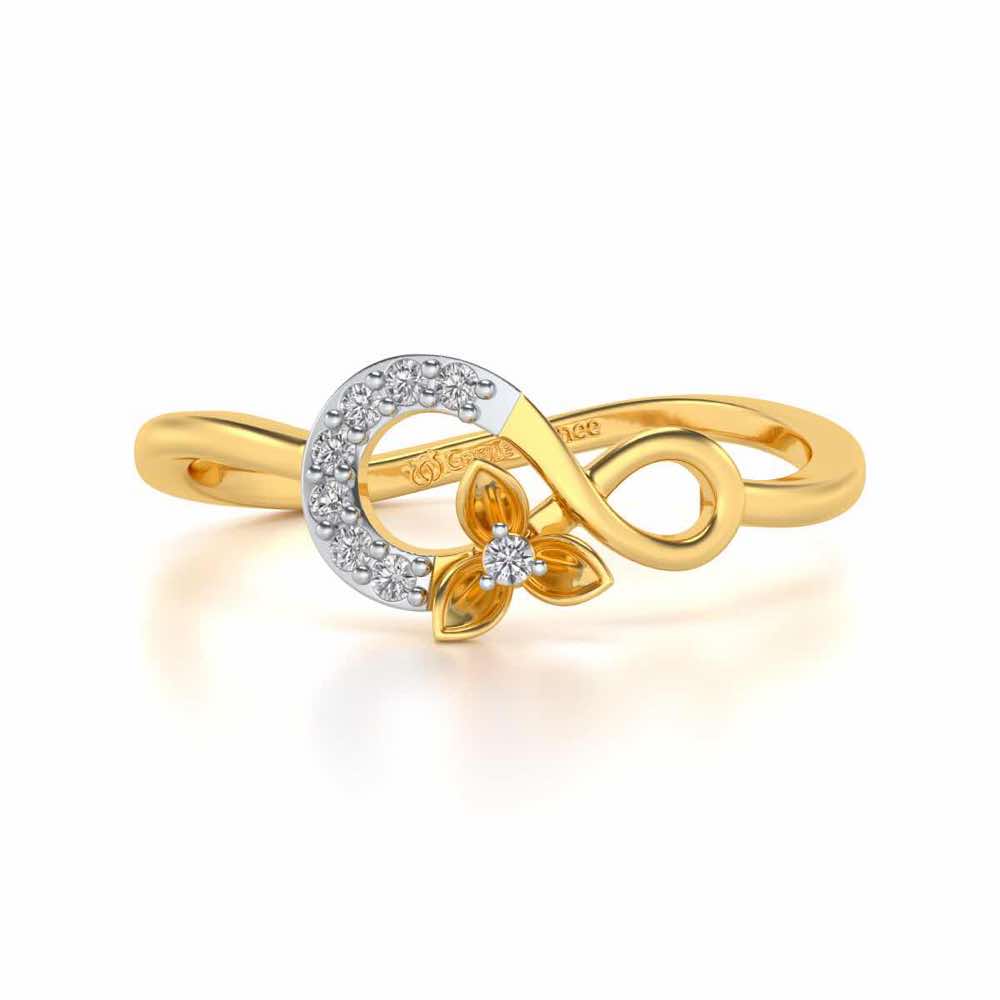 Infinity Flora Ring - Yellow Gold - Image 5