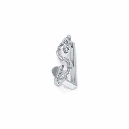 Infinity Heart Silver Watch Band - White Gold - Image 4