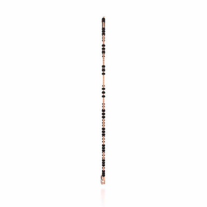 Inter-Locked Silver Mangalsutra - Rose Gold - Image 4