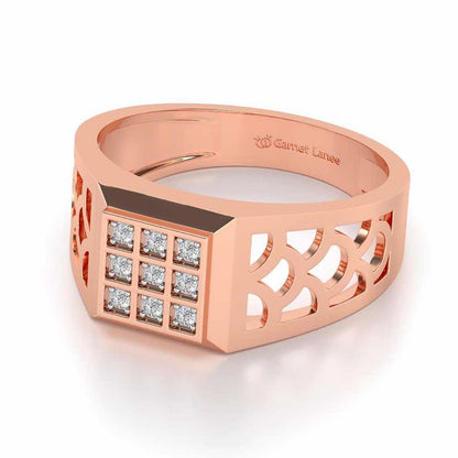 Iridescent Ring for Men - Rose Gold - Image 2