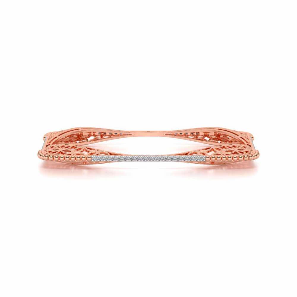 Izar Silver Bangles - Rose Gold - Image 4