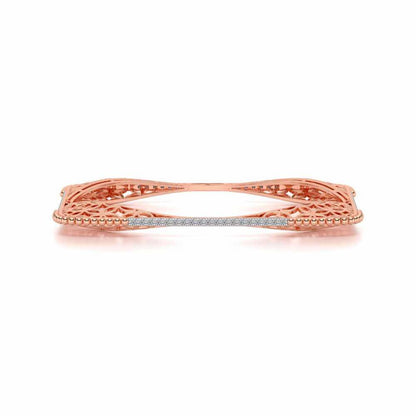 Izar Silver Bangles - Rose Gold - Image 4