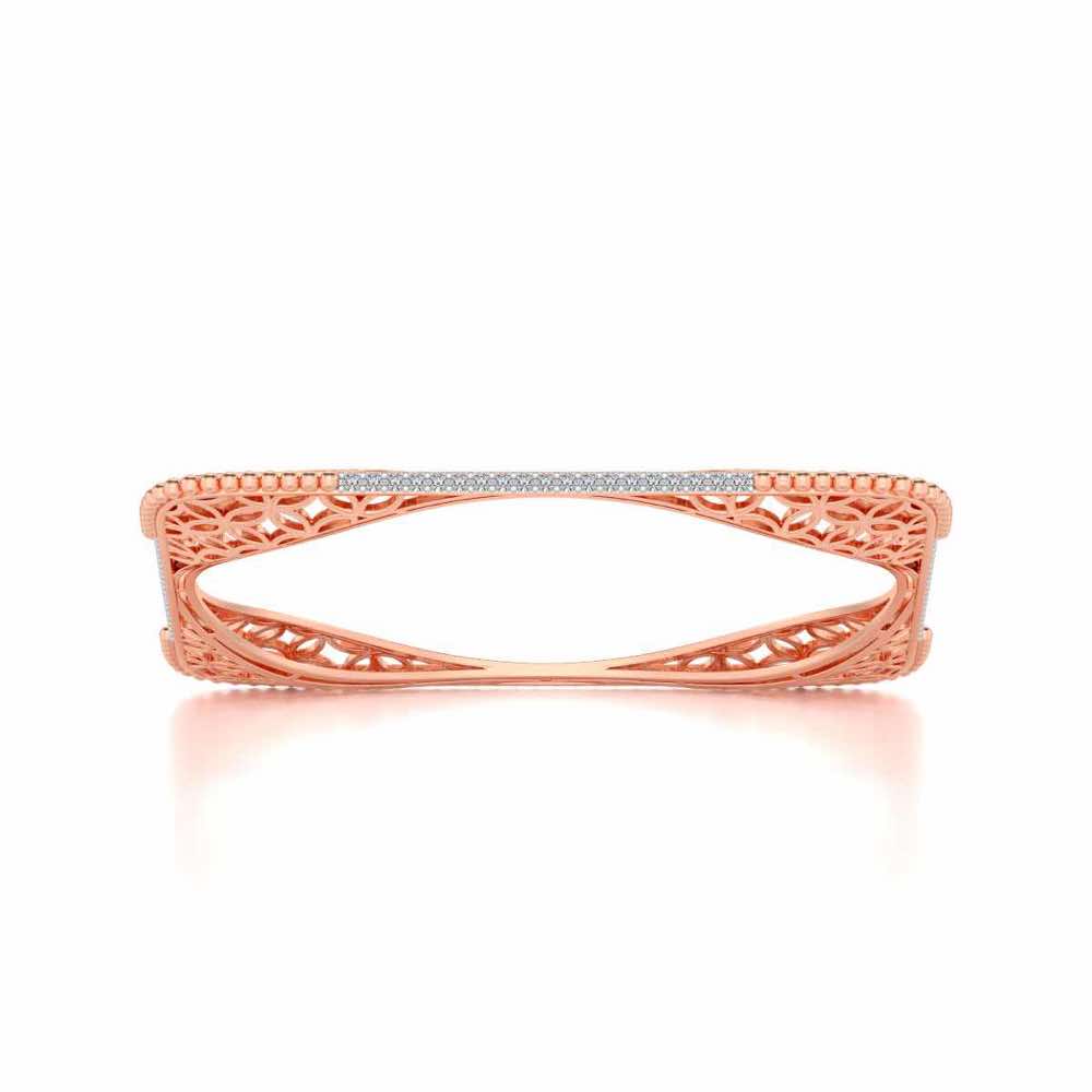 Izar Silver Bangles - Rose Gold - Image 5