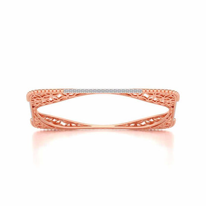 Izar Silver Bangles - Rose Gold - Image 5