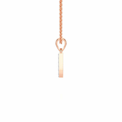 J-Luke Silver Pendant - Rose Gold - Image 3