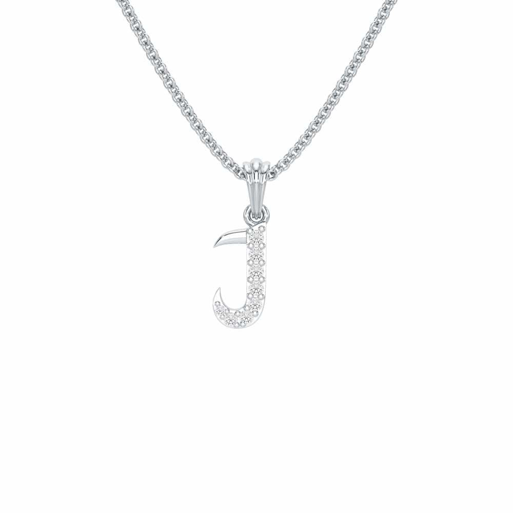 J-Luke Silver Pendant - White Gold - Image 1