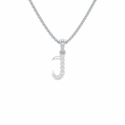 J-Luke Silver Pendant - White Gold - Image 1