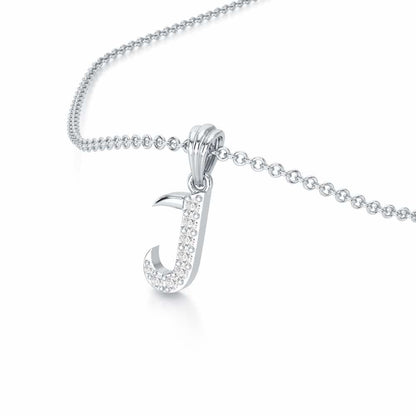 J-Luke Silver Pendant - White Gold - Image 2