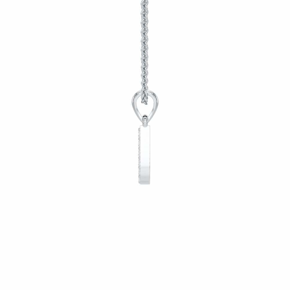 J-Luke Silver Pendant - White Gold - Image 3