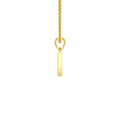 J-Luke Silver Pendant - Yellow Gold - Image 3