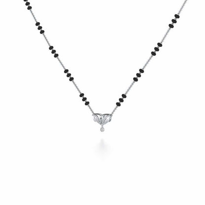 Jeevan Silver Mangalsutra - White Gold - Image 2