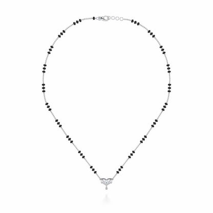 Jeevan Silver Mangalsutra - White Gold - Image 3