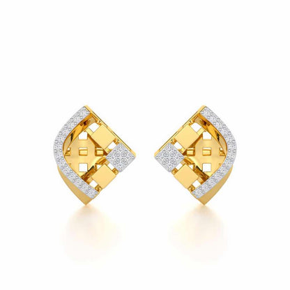 Joyful Cadence Silver Earrings - Yellow Gold - Image 1