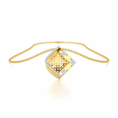 Joyful Cadence Silver Pendant - Yellow Gold - Image 3