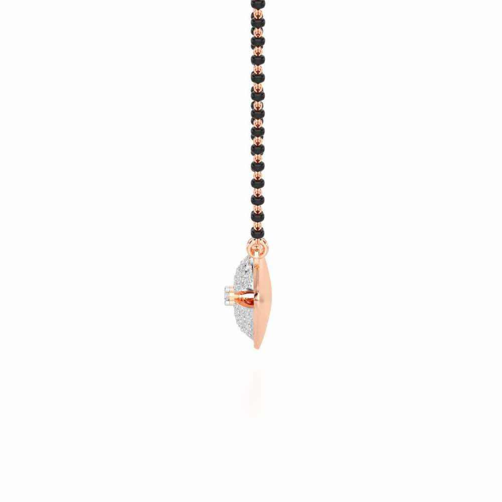 Kalyana Bhav Silver Mangalsutra - Rose Gold - Image 4