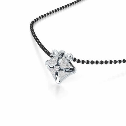 Kalyana Bhav Silver Mangalsutra - White Gold - Image 2