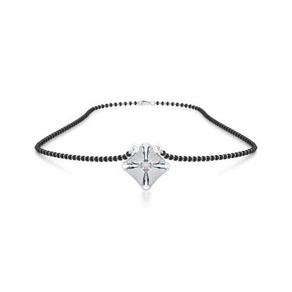 Kalyana Bhav Silver Mangalsutra - White Gold - Image 3