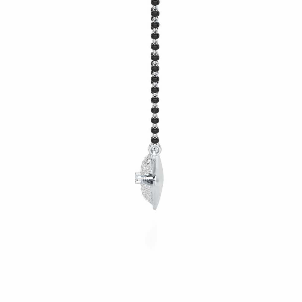 Kalyana Bhav Silver Mangalsutra - White Gold - Image 4