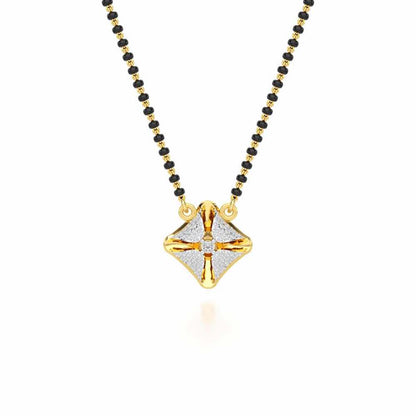 Kalyana Bhav Silver Mangalsutra - Yellow Gold - Image 1