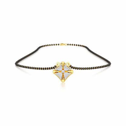 Kalyana Bhav Silver Mangalsutra - Yellow Gold - Image 3