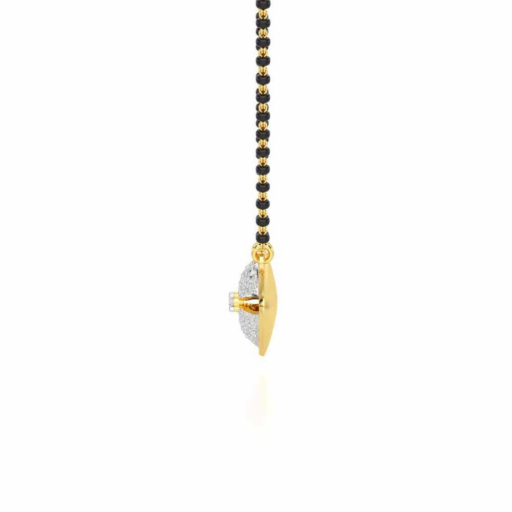 Kalyana Bhav Silver Mangalsutra - Yellow Gold - Image 4