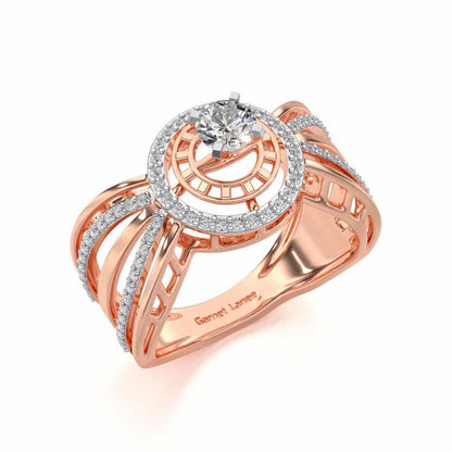 Kalyani Solitaire Ring - Rose Gold - Image 1