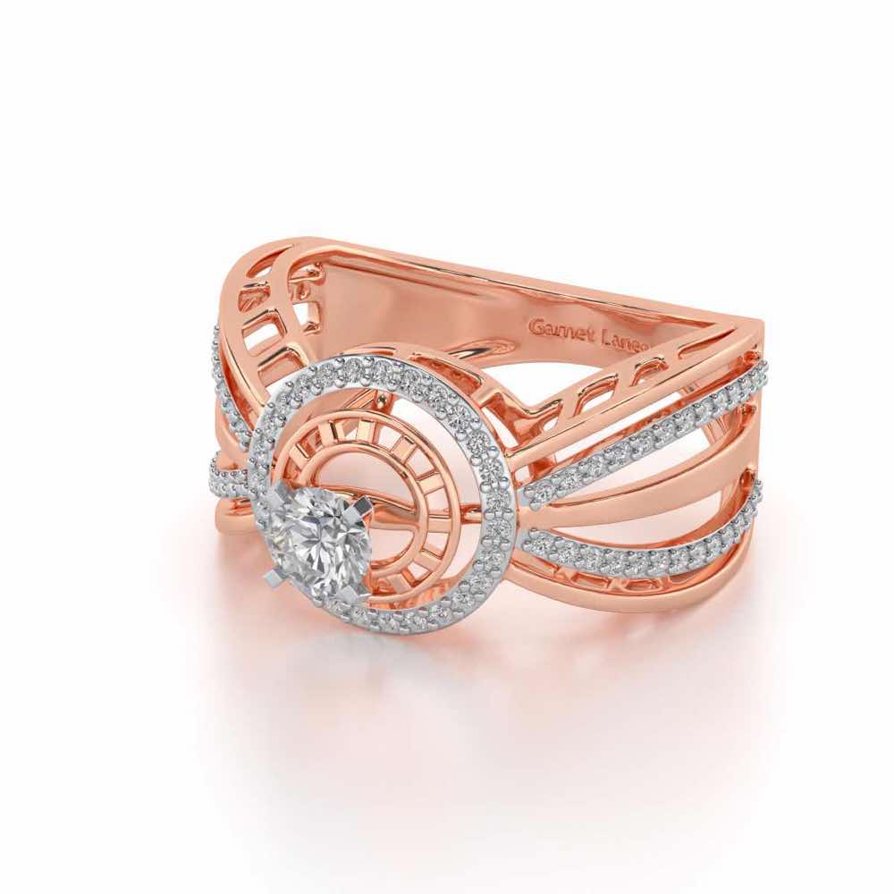 Kalyani Solitaire Ring - Rose Gold - Image 2