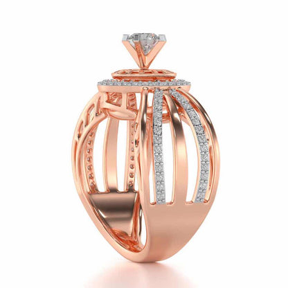 Kalyani Solitaire Ring - Rose Gold - Image 3