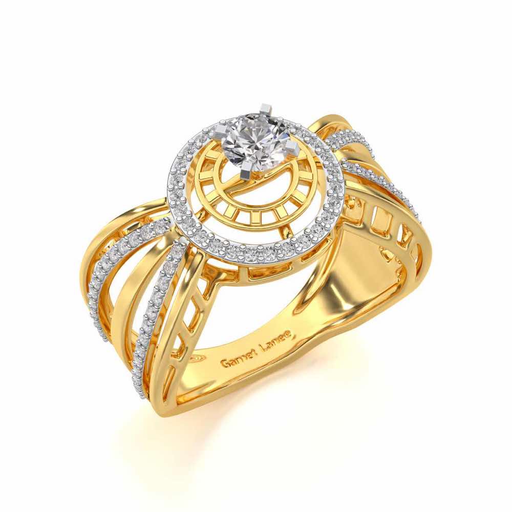 Kalyani Solitaire Ring - Yellow Gold - Image 1