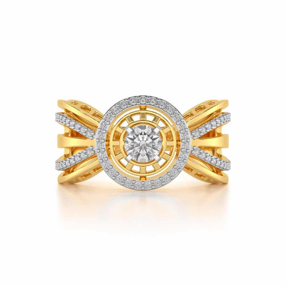 Kalyani Solitaire Ring - Yellow Gold - Image 4