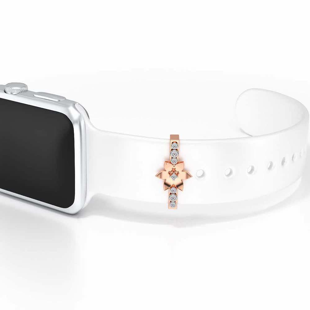 Kamal Silver Watch Band - Rose Gold - Image 1