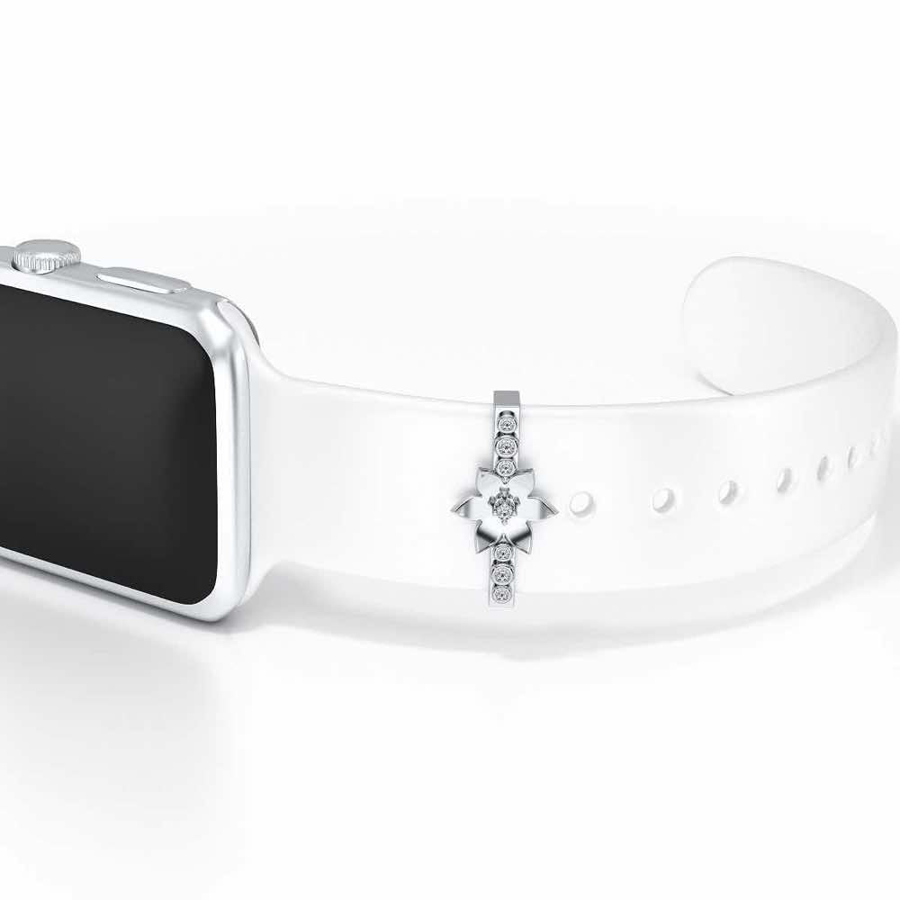 Kamal Silver Watch Band - White Gold - Image 1