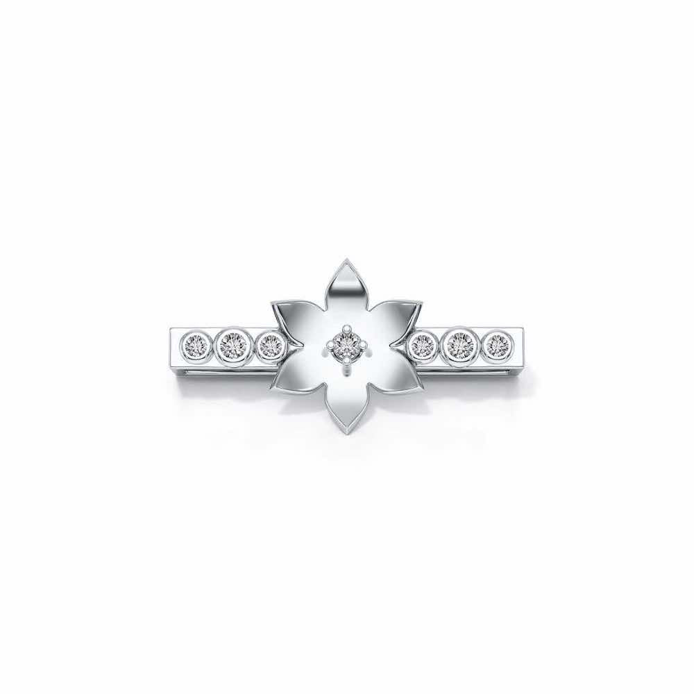 Kamal Silver Watch Band - White Gold - Image 2