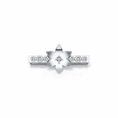 Kamal Silver Watch Band - White Gold - Image 2
