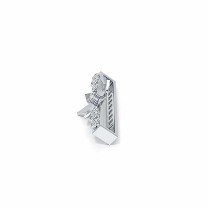 Kamal Silver Watch Band - White Gold - Image 4
