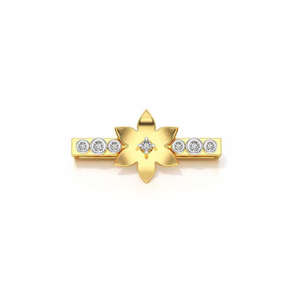 Kamal Silver Watch Band - Yellow Gold - Image 2