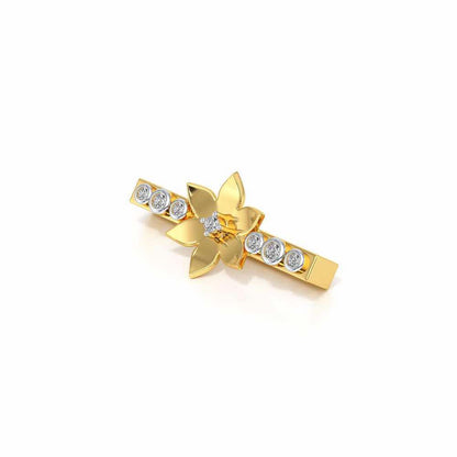 Kamal Silver Watch Band - Yellow Gold - Image 3
