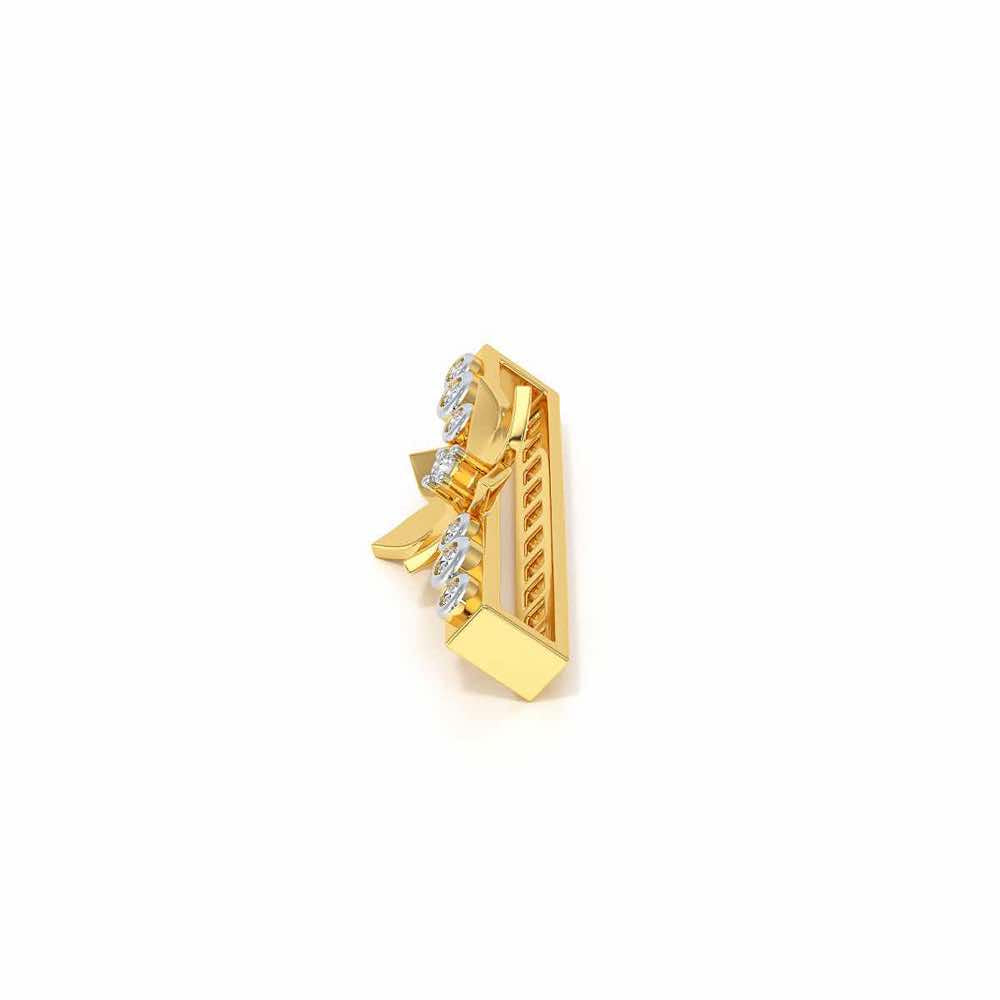 Kamal Silver Watch Band - Yellow Gold - Image 4