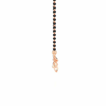 Kanya Ratna Silver Mangalsutra - Rose Gold - Image 4
