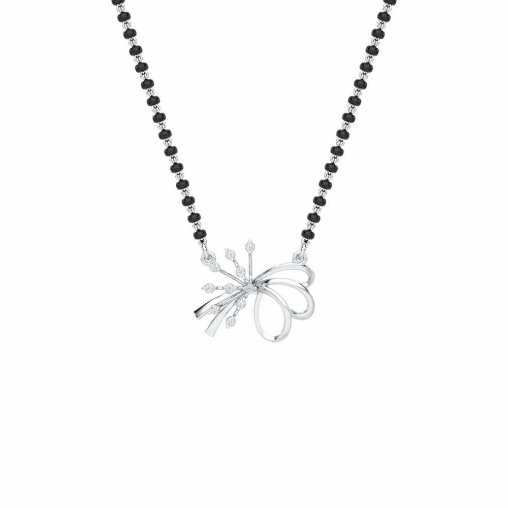 Kanya Ratna Silver Mangalsutra - White Gold - Image 1