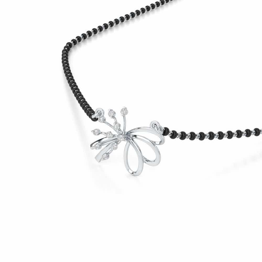 Kanya Ratna Silver Mangalsutra - White Gold - Image 2