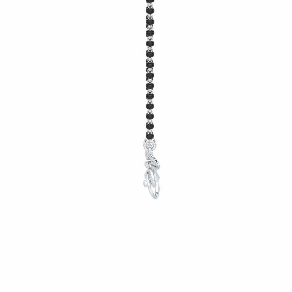 Kanya Ratna Silver Mangalsutra - White Gold - Image 4