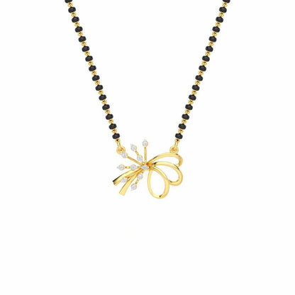 Kanya Ratna Silver Mangalsutra - Yellow Gold - Image 1