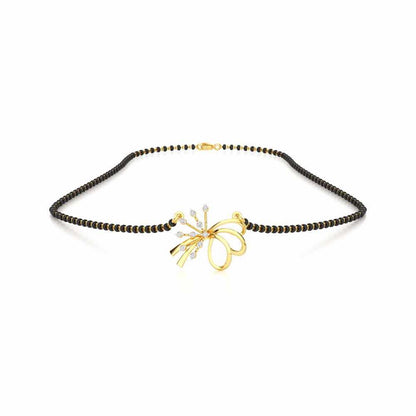 Kanya Ratna Silver Mangalsutra - Yellow Gold - Image 3