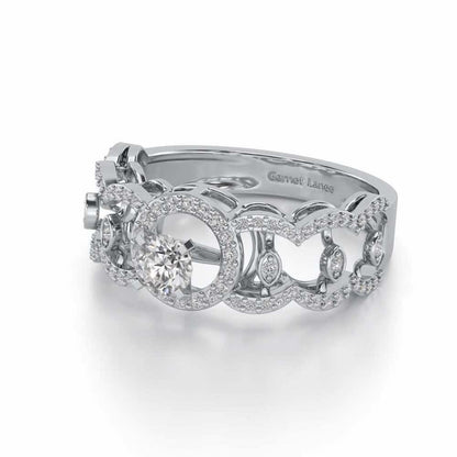 Kavya Solitaire Ring - White Gold - Image 2