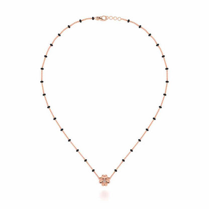 Khushboo Silver Mangalsutra - Rose Gold - Image 3