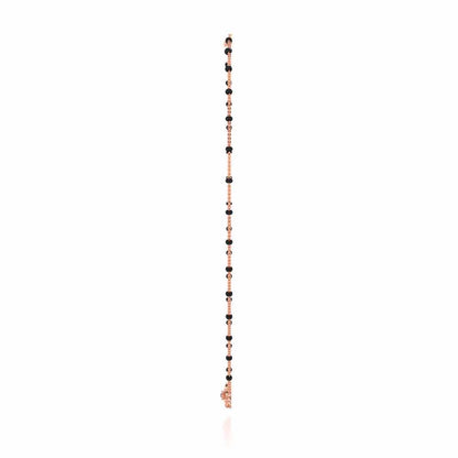 Khushboo Silver Mangalsutra - Rose Gold - Image 4