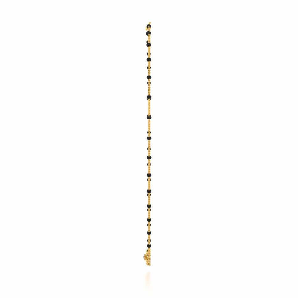 Khushboo Silver Mangalsutra - Yellow Gold - Image 4