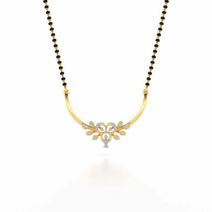 Khushi Silver Mangasutra - Yellow Gold - Image 3